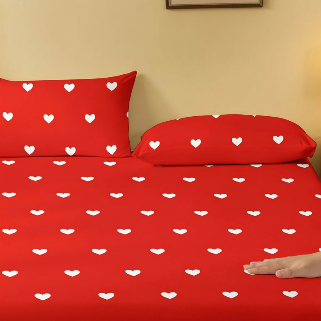 Modern Geometric Pattern Pillowcase With Pocket Closure