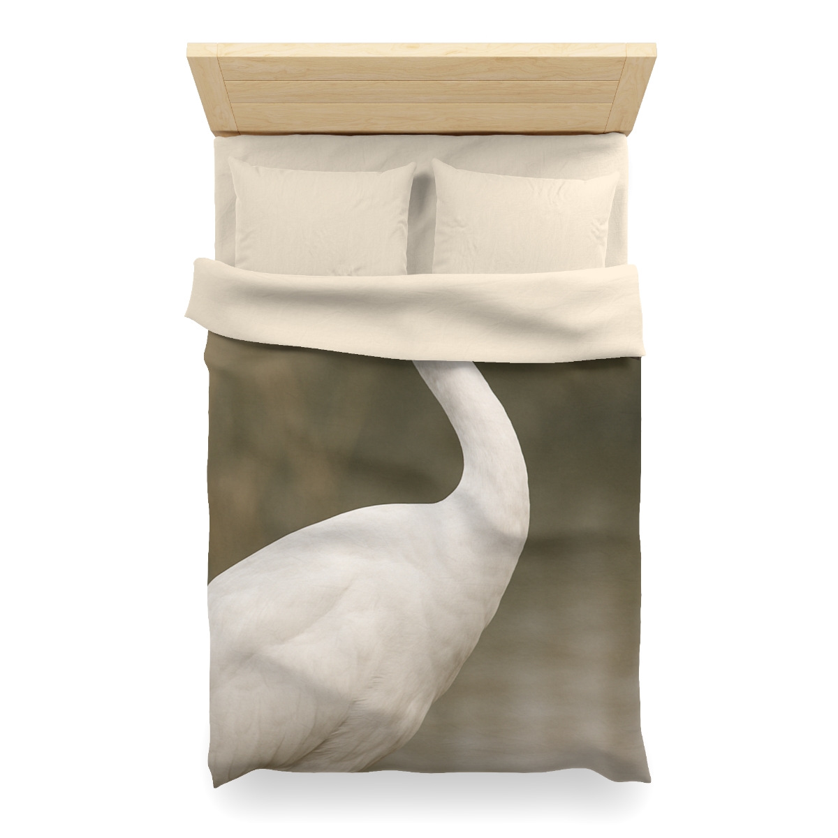 Silver Poise Whooping Crane trendy bedroom duvets