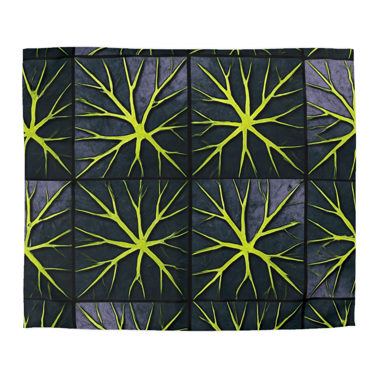 Venation Starburst Mosaic personalized bedding duvets