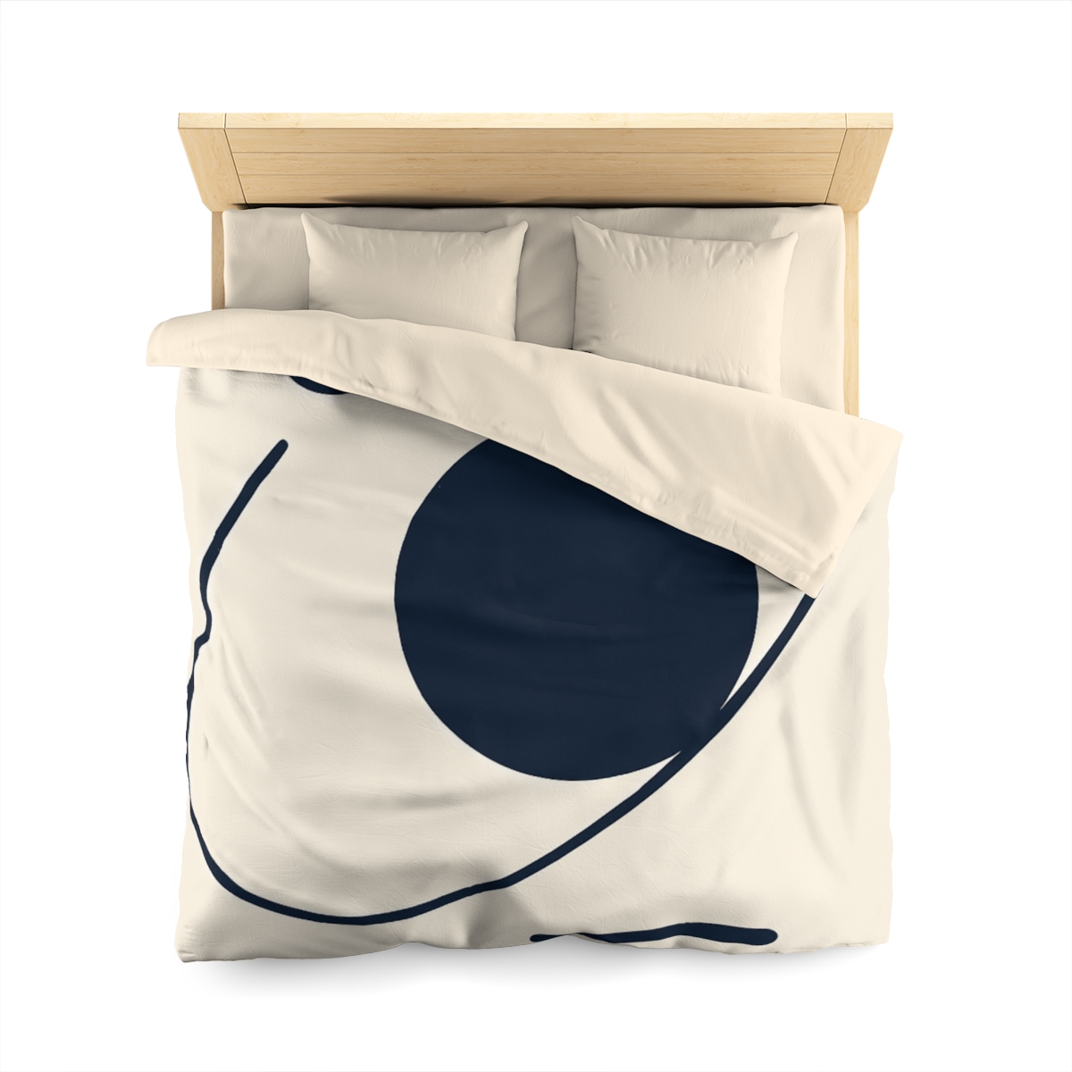 Orbit Arc And Twin Discs designer printed duvets