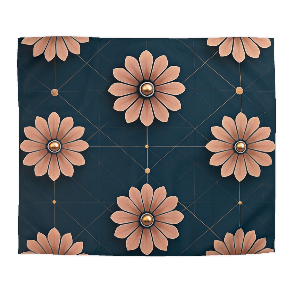 Blossom Orbit Grid trendy bedroom duvets