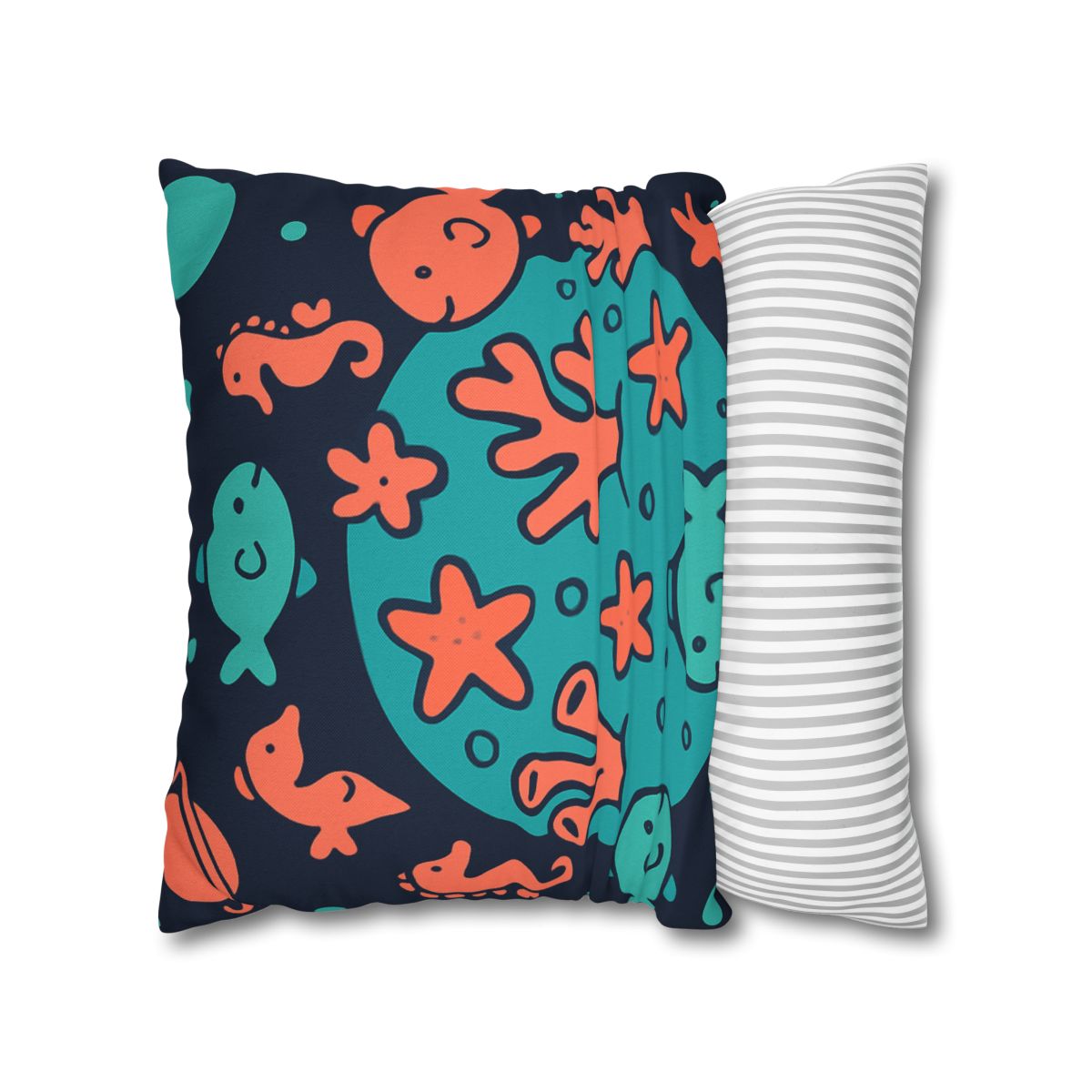 Cosmic Coral Reef Planet stylish decorative pillowcases