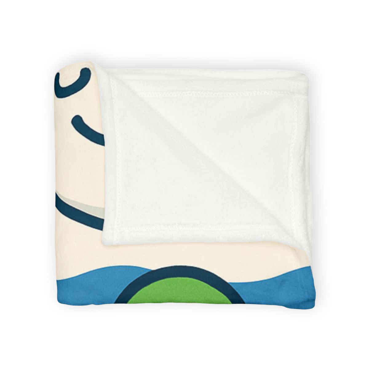 Moon Turtles Tide Time Picnic soft fleece blankets