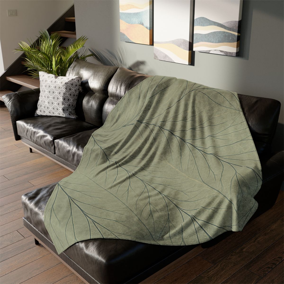 Veined Lace Circuit stylish throw blankets
