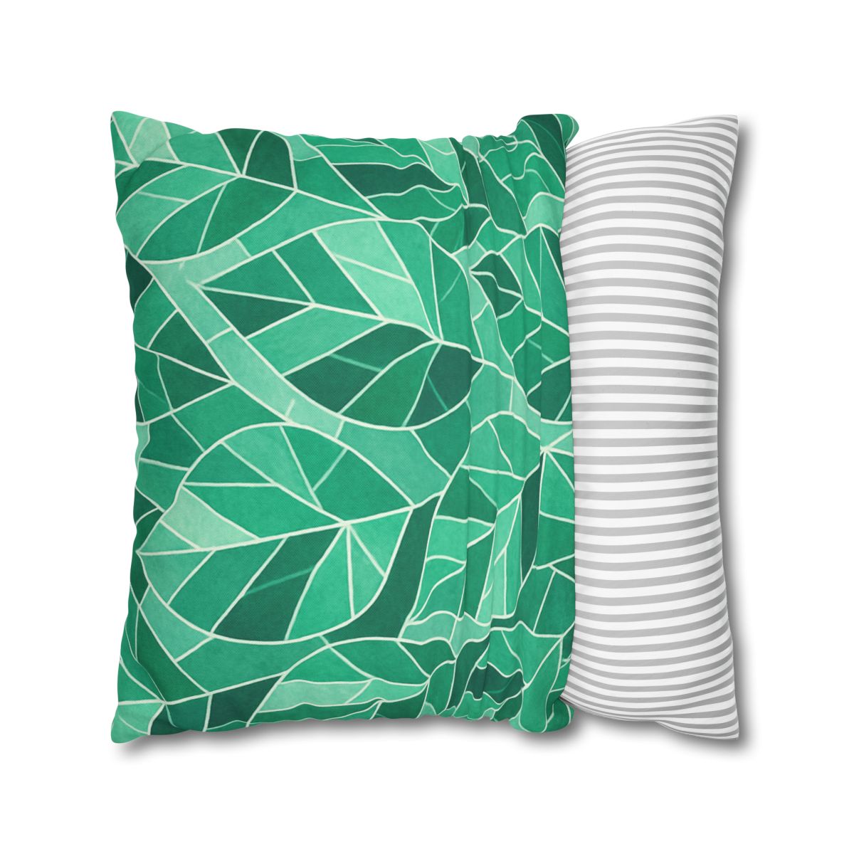 Crystal Leaf Mosaic personalized pillow covers
