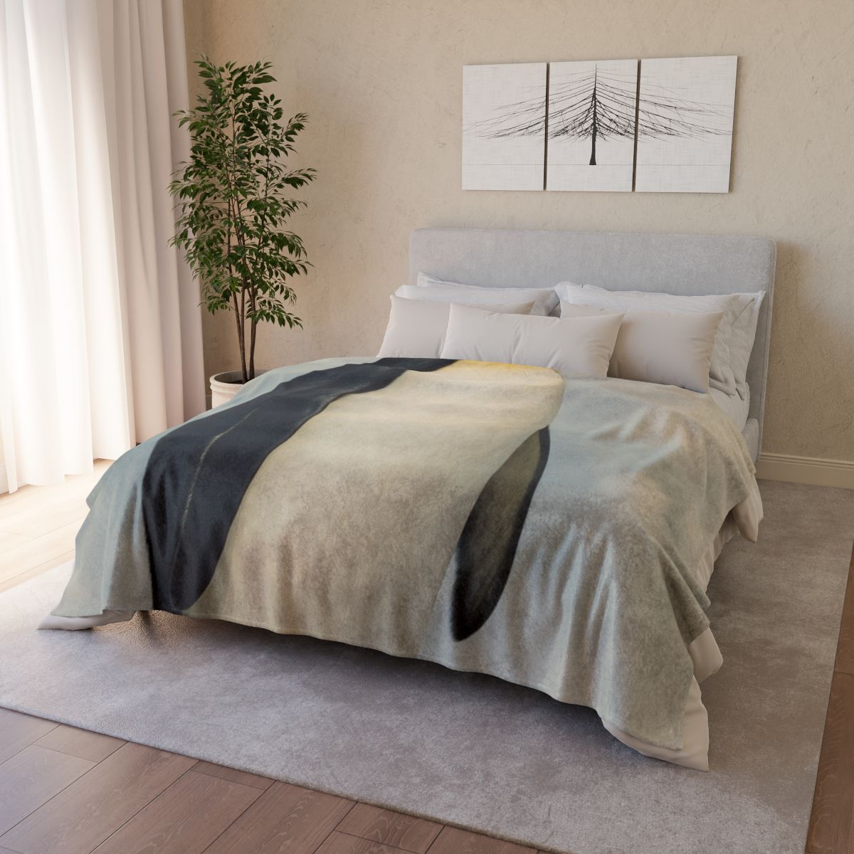 Frost Hush Emperor Penguin trendy patterned blankets