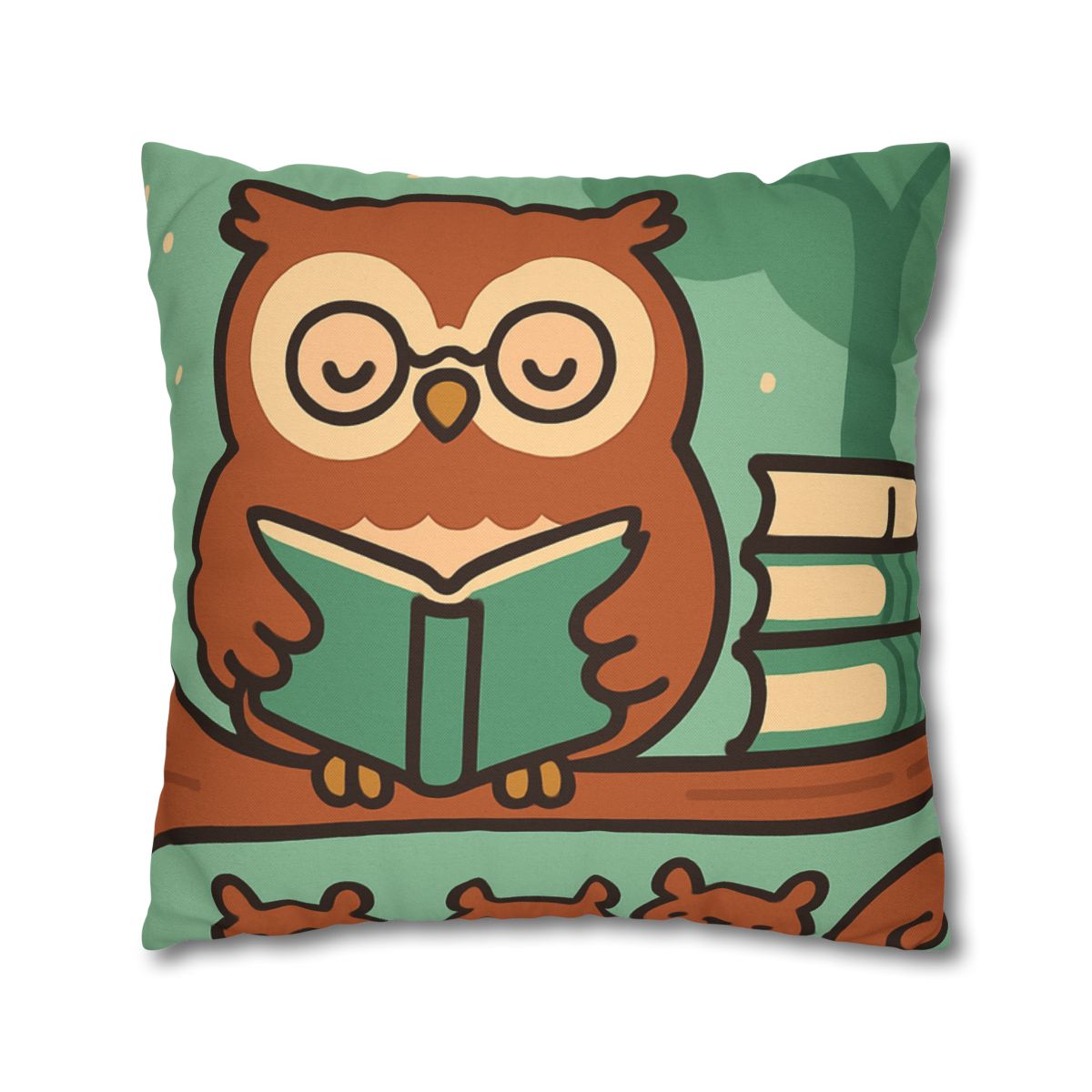 Forest Library Owl comfortable bedding pillow covers