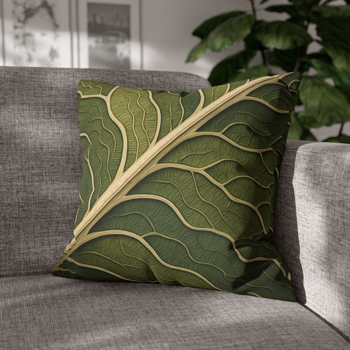 Leaf Vein Topography trendy patterned pillow cases