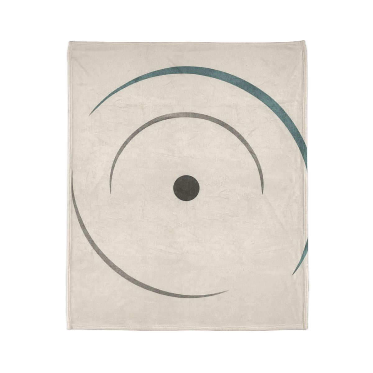 Twin Arcs And Centered Dot stylish throw blankets