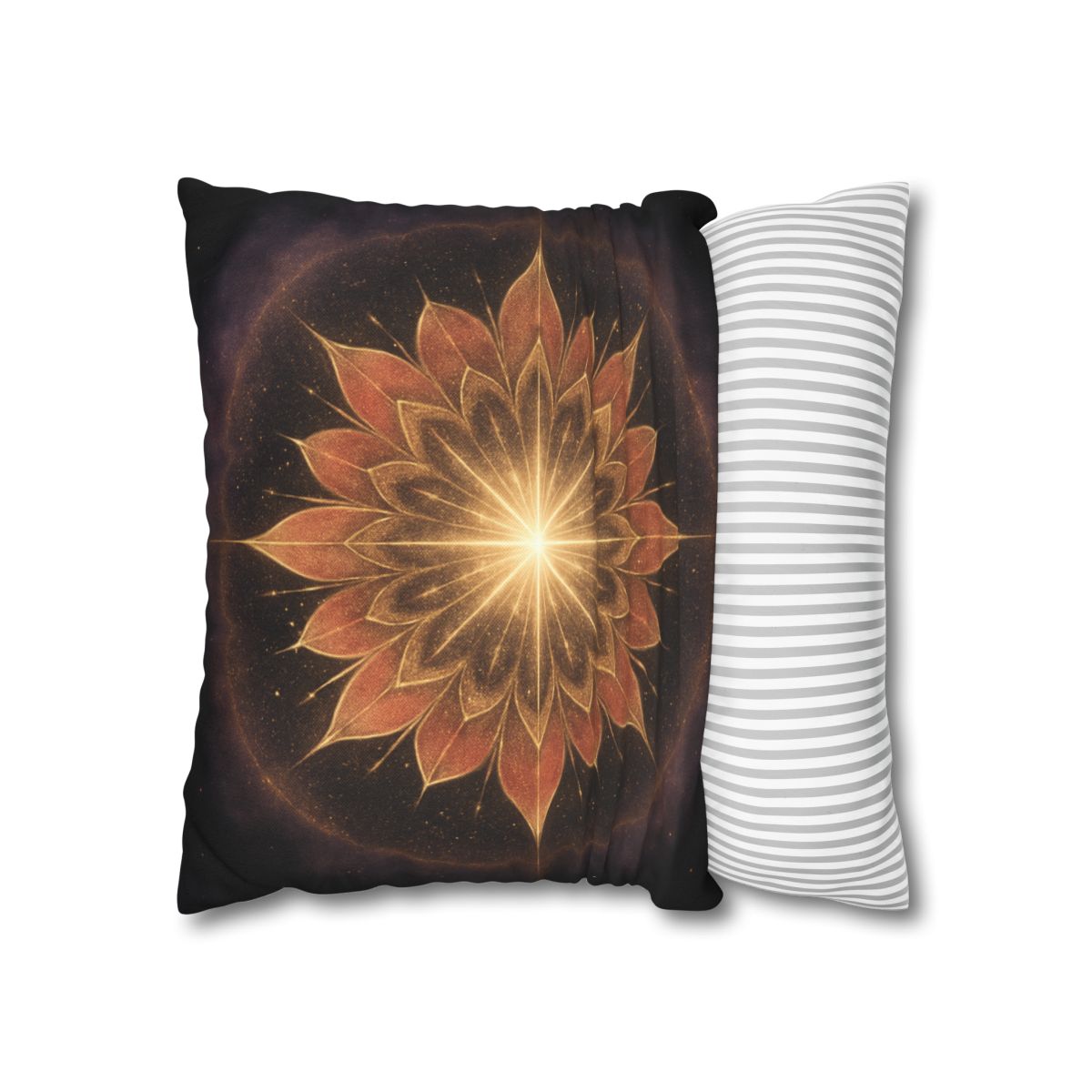 Starburst Petal Crown soft cotton pillow cases