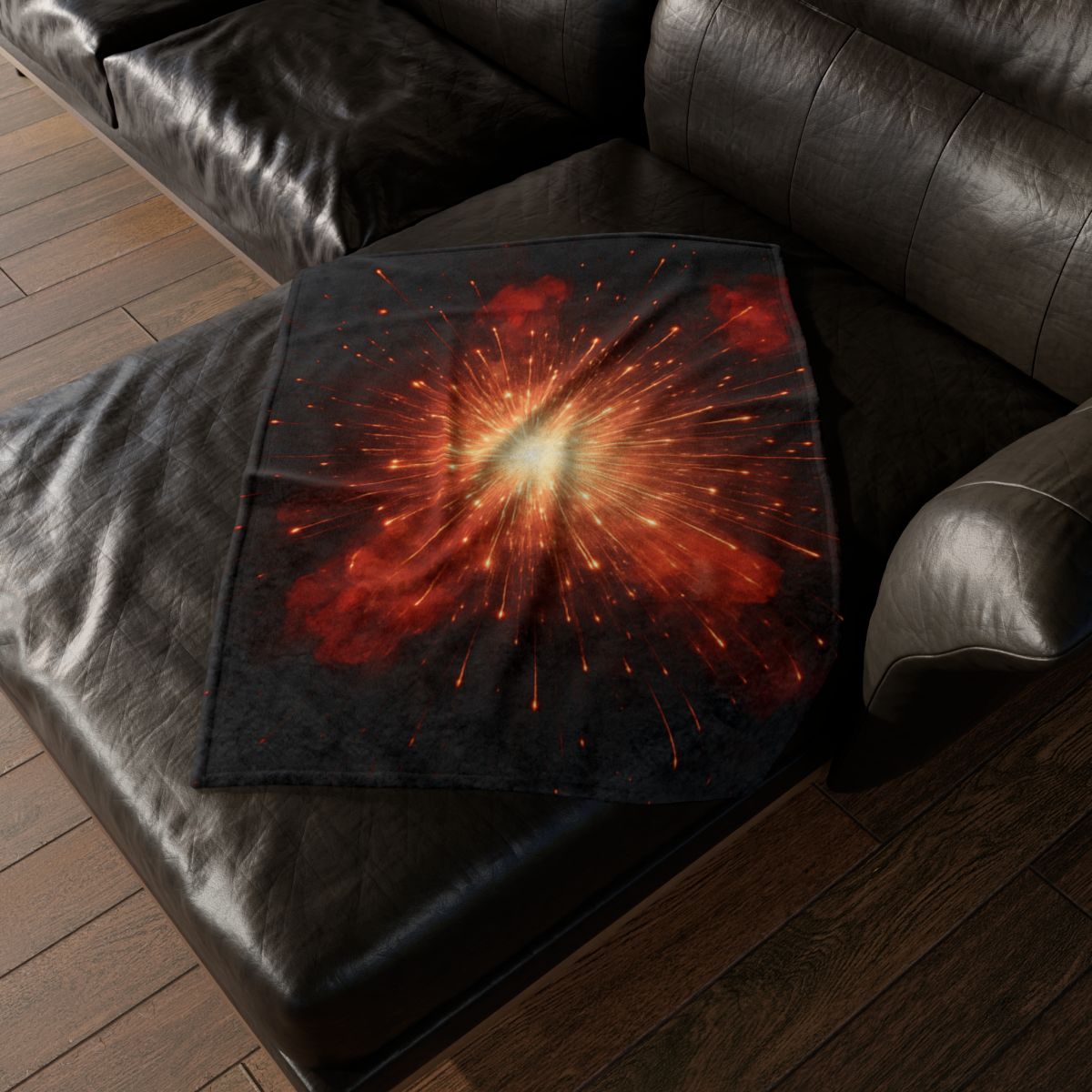 Starburst Ember Bloom warm winter blankets