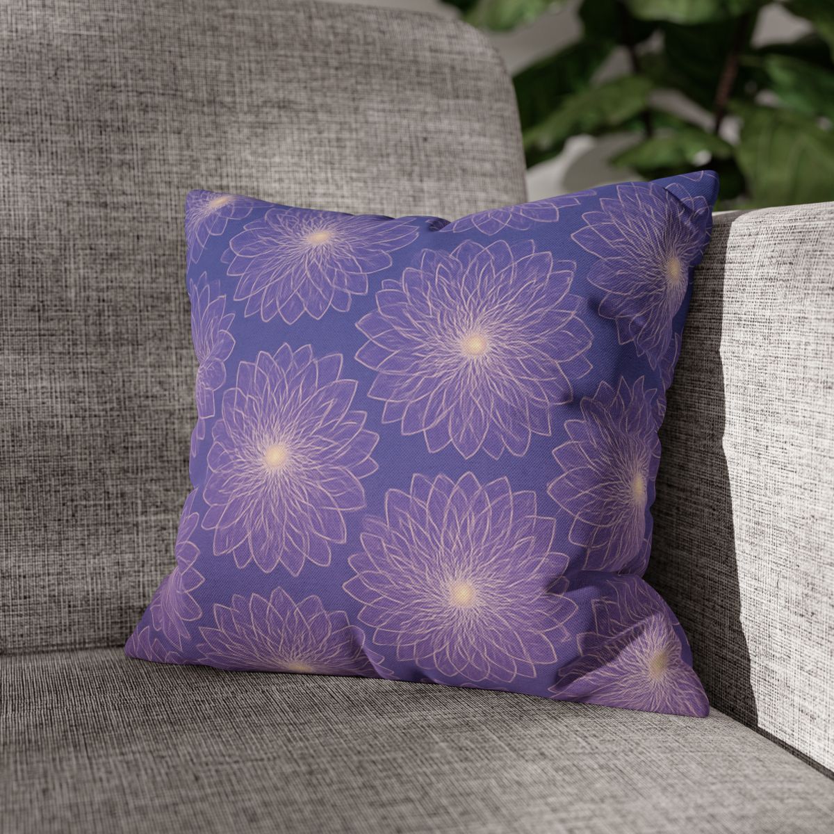 Cosmic Blossom Lattice designer print pillow cases