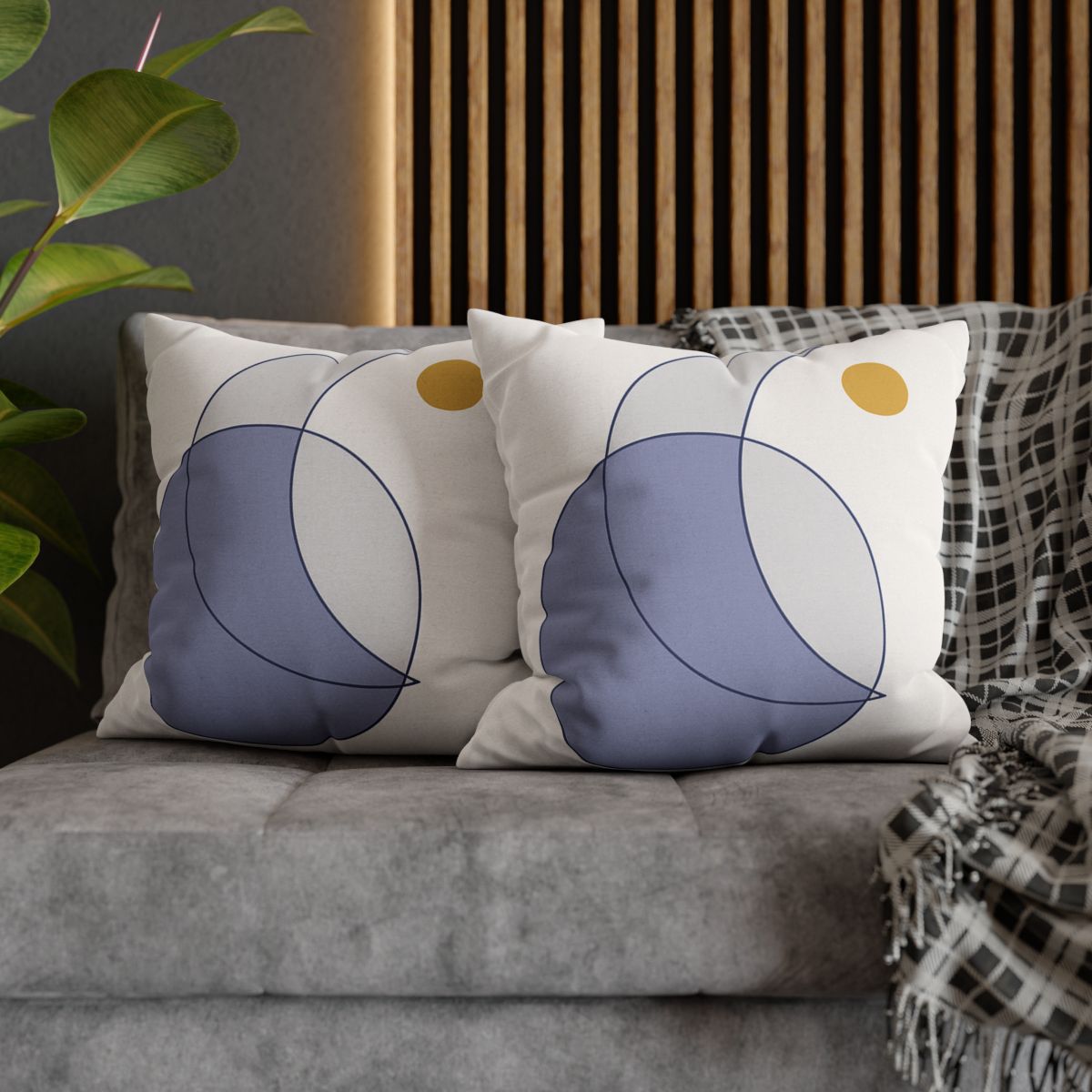 Intersecting Arc Duo trendy patterned pillow cases