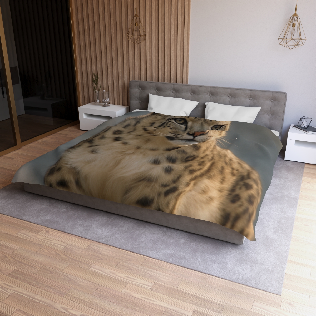 Cloud Crest Snow Leopard stylish duvet covers