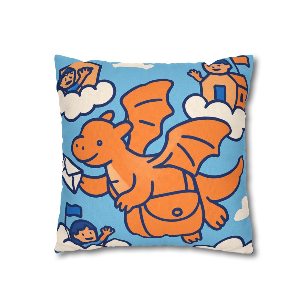 Cloud City Dragon Mail personalized pillow covers