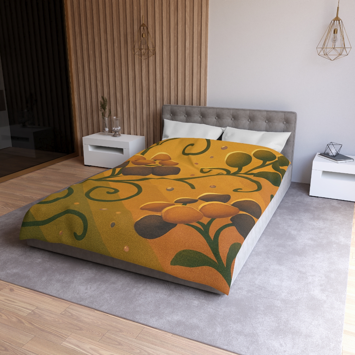 Tendrils And Seed Cluster custom duvets