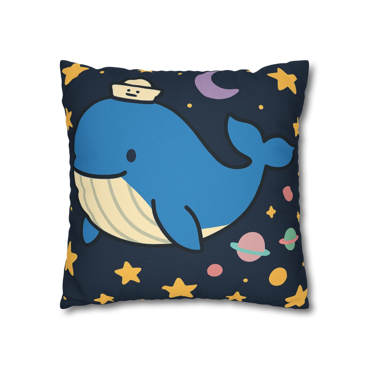 Starry Whale Adventure personalized pillow covers