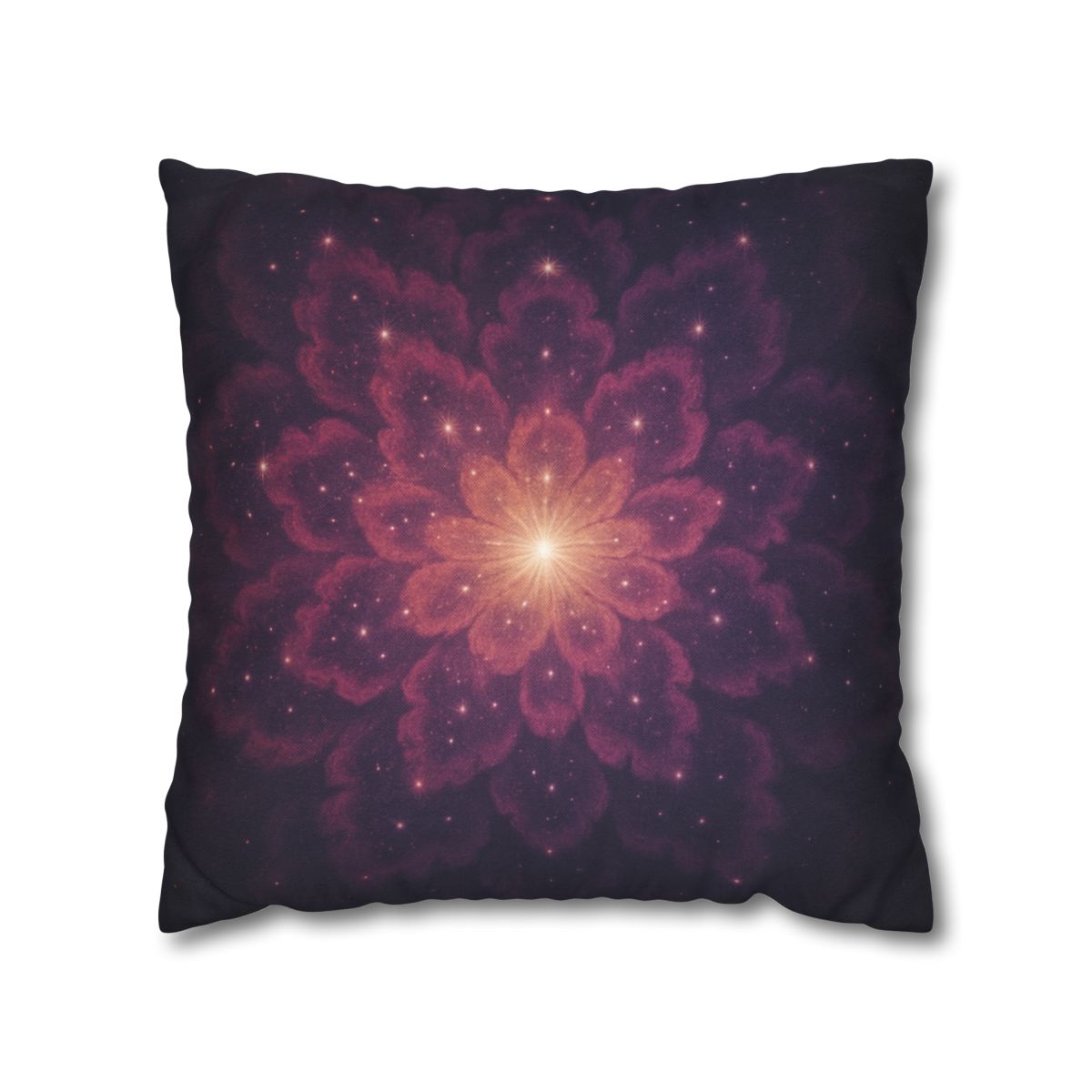 Starburst Fractal Bloom unique gift pillow cases