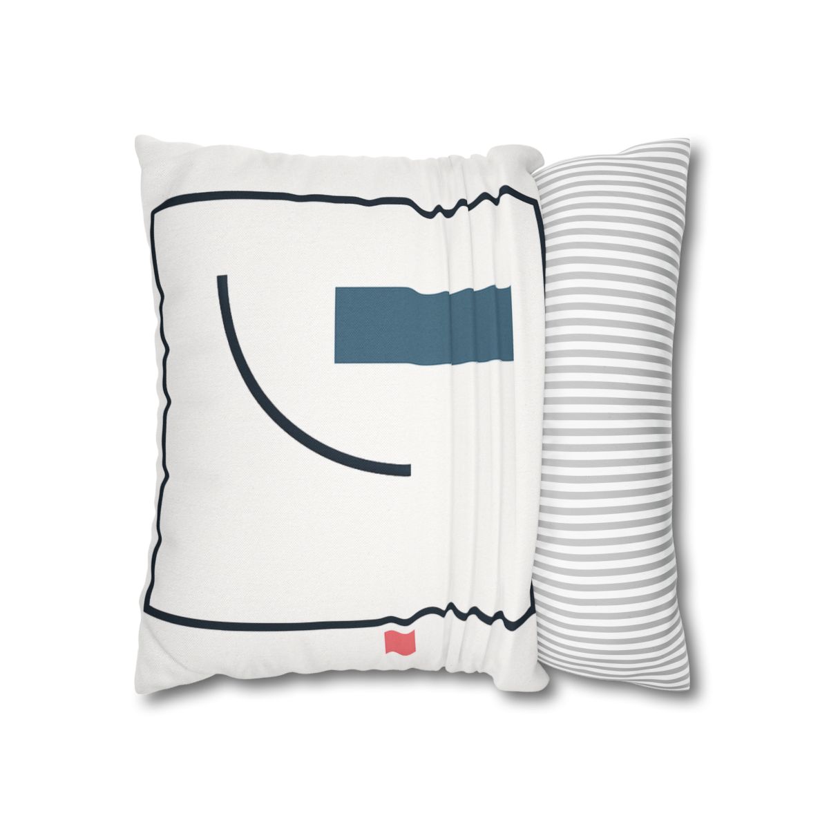 Split Frame With Rising Arc stylish decorative pillowcases