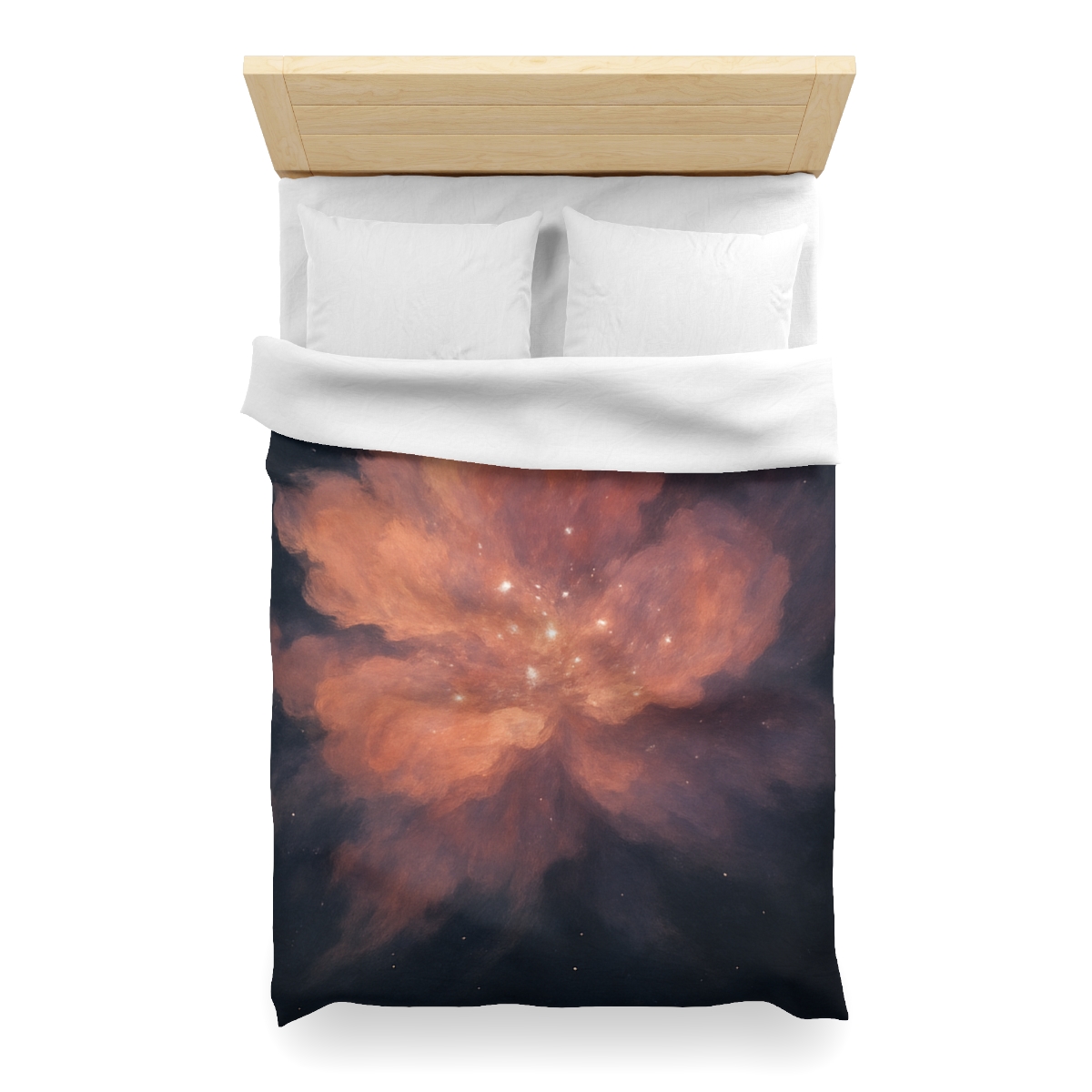 Celestial Dust Bloom personalized bedding duvets