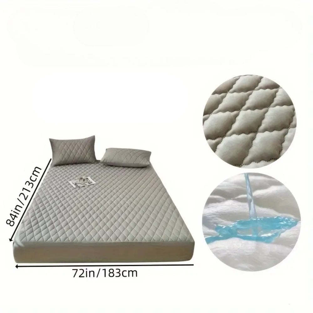 1 Piece Layered Waterproof Mattress Protector