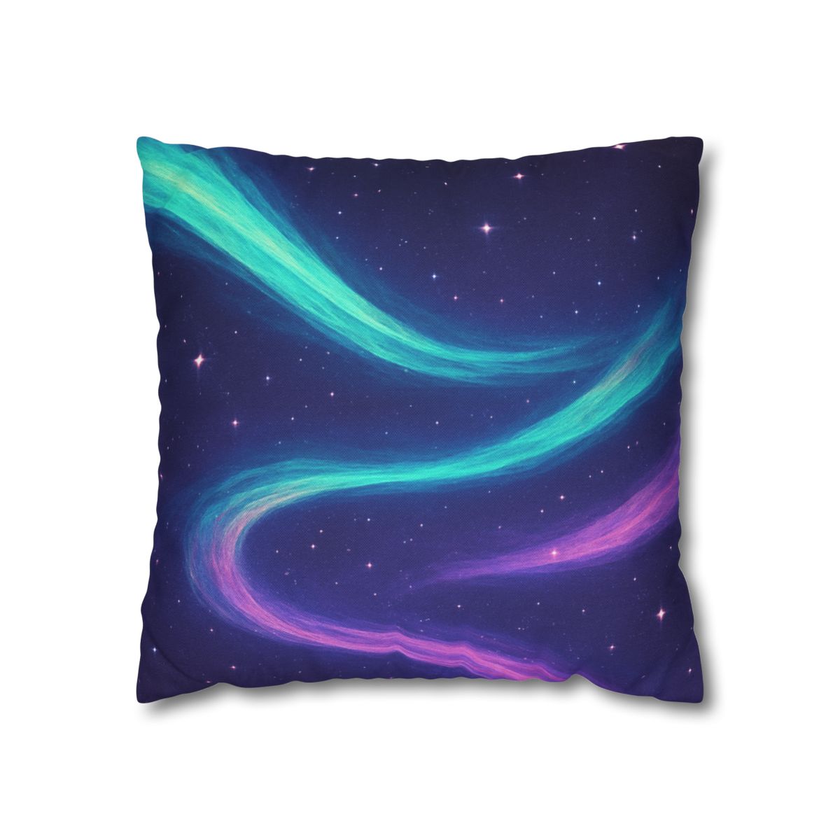 Aurora Plasma Ribbon Drift trendy patterned pillow cases