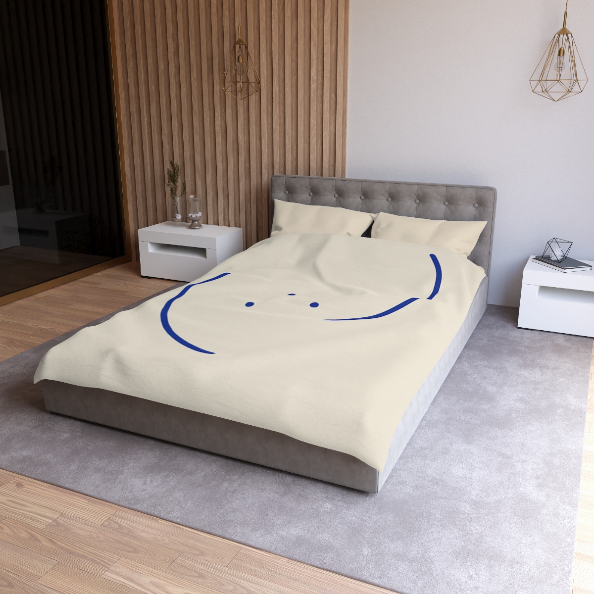 Twin Crescent Constellation custom duvets