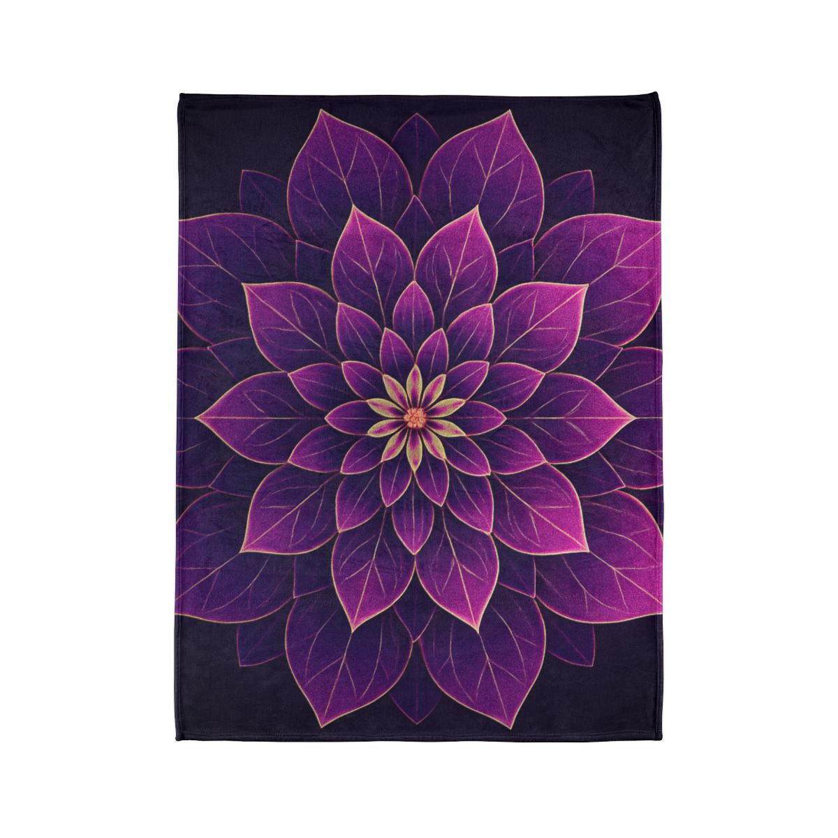 Petal Prism Mandala custom blankets