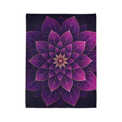 Petal Prism Mandala custom blankets