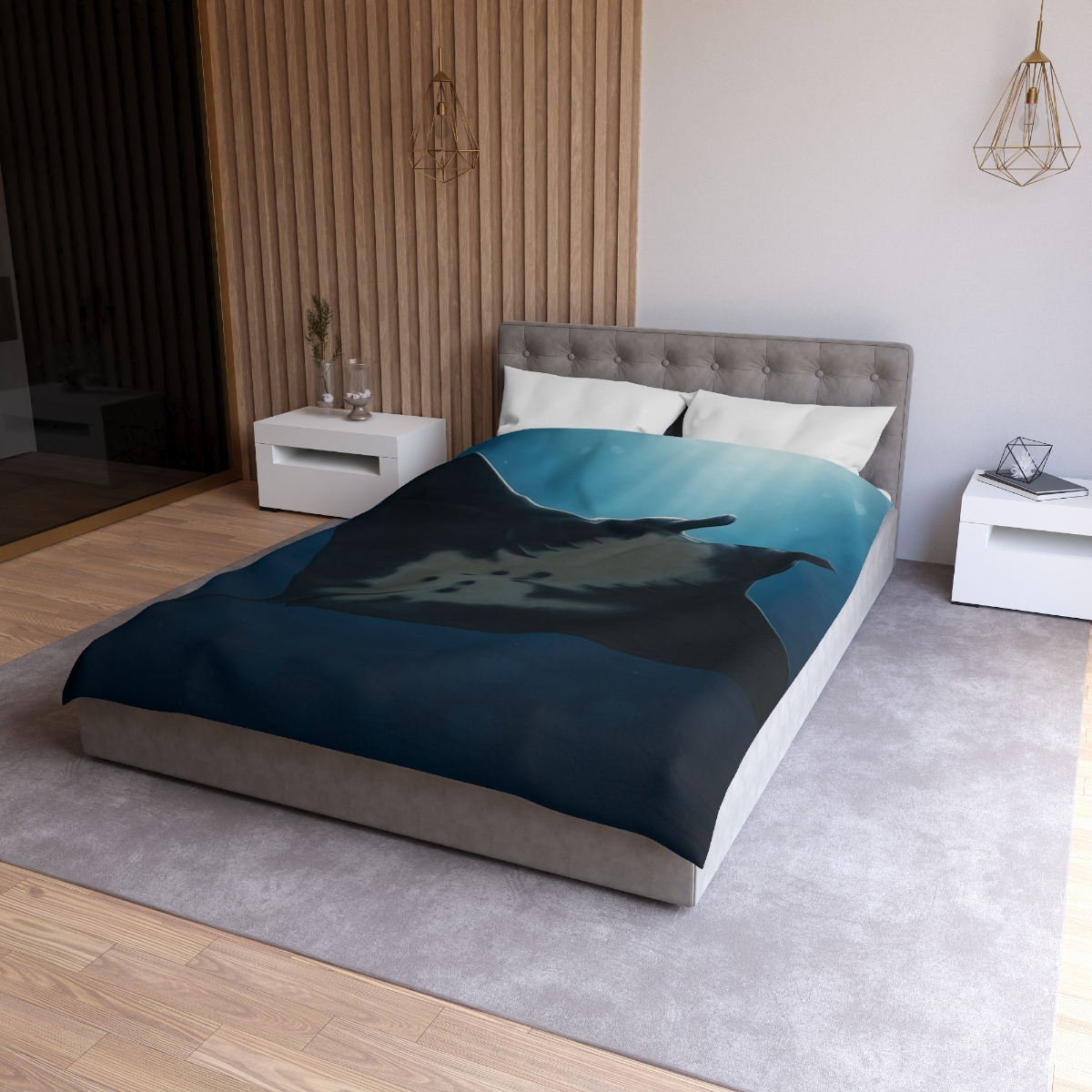 Manta Ray Moon Glide trendy bedroom duvets