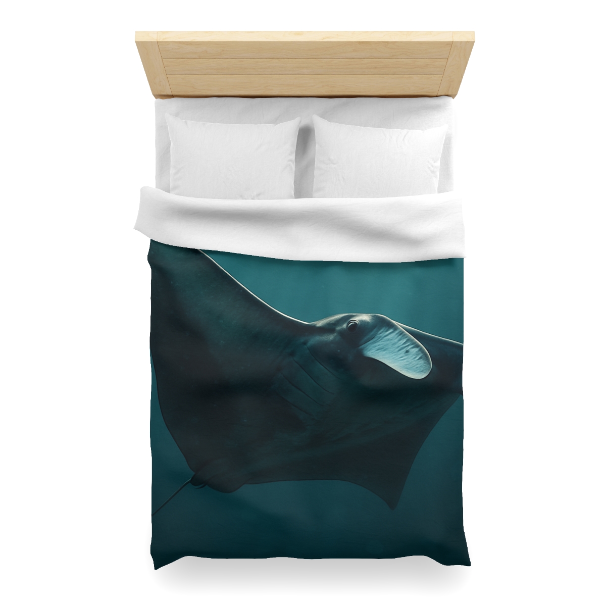 Glasswing Glide Manta Ray duvets for gifts
