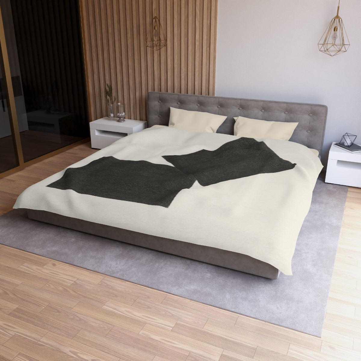 Tilted Twin Rectangle Calm stylish duvet covers