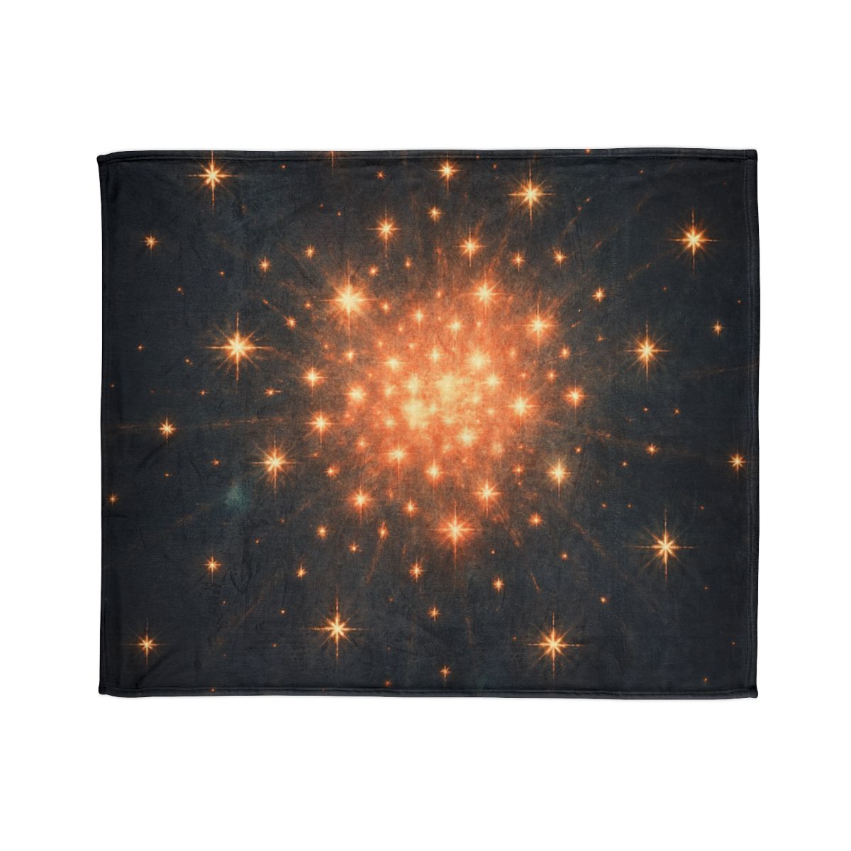Starburst Mosaic Field personalized cozy blankets