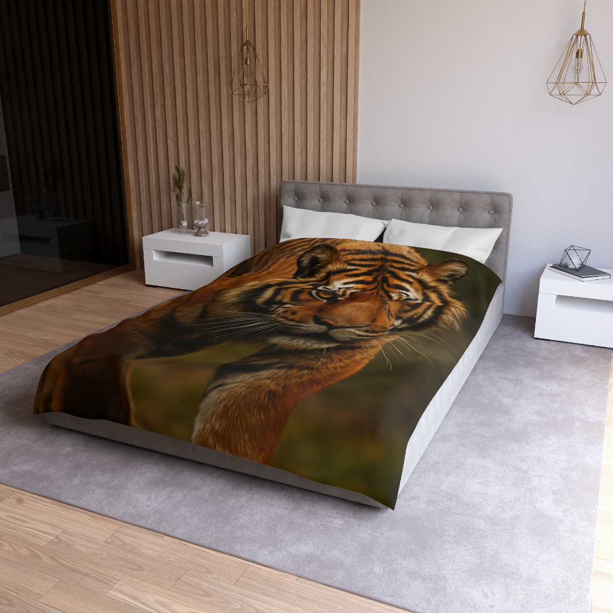 Forest Stalker Bengal Tiger duvets for gifts