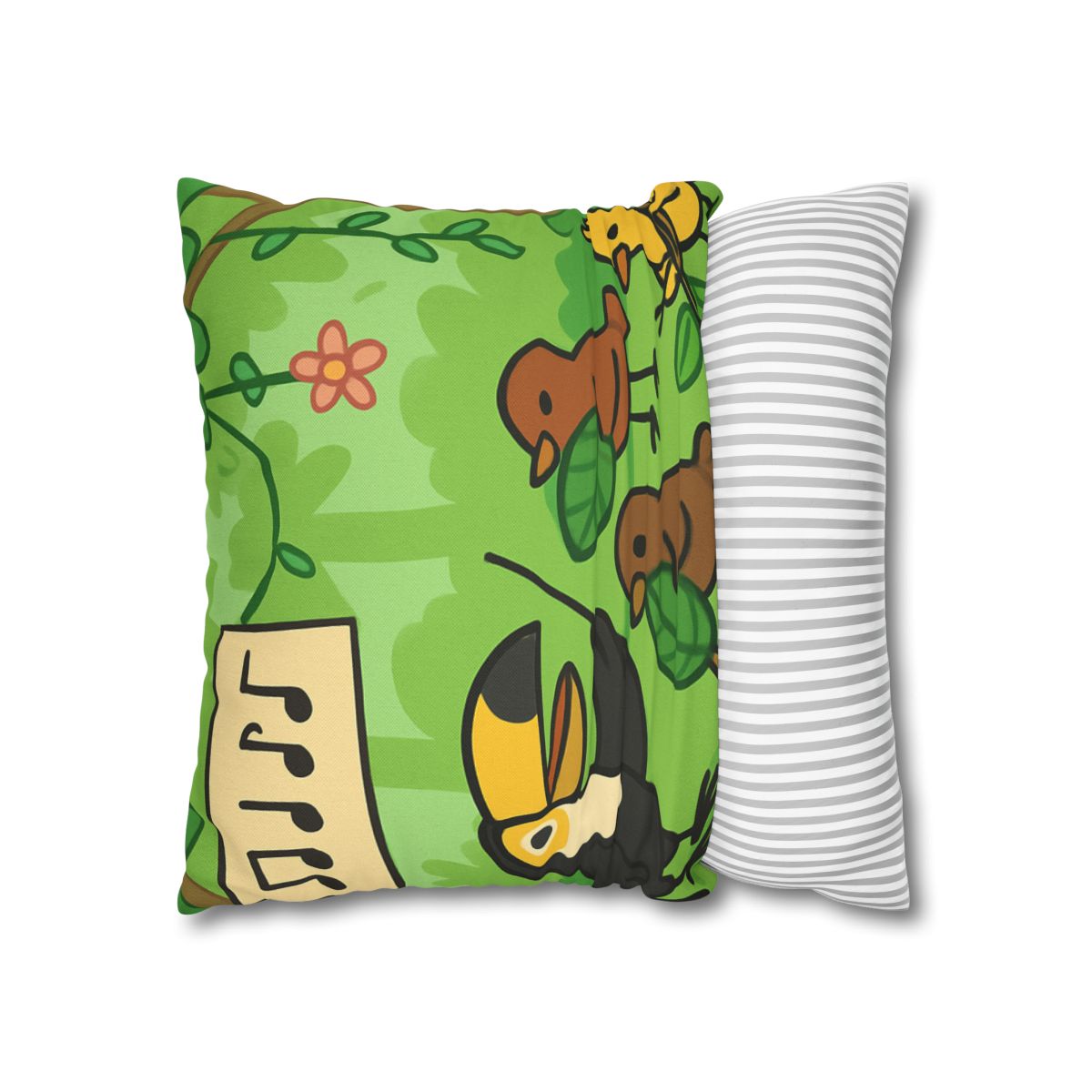 Rainforest Orchestra Of Birds stylish decorative pillowcases
