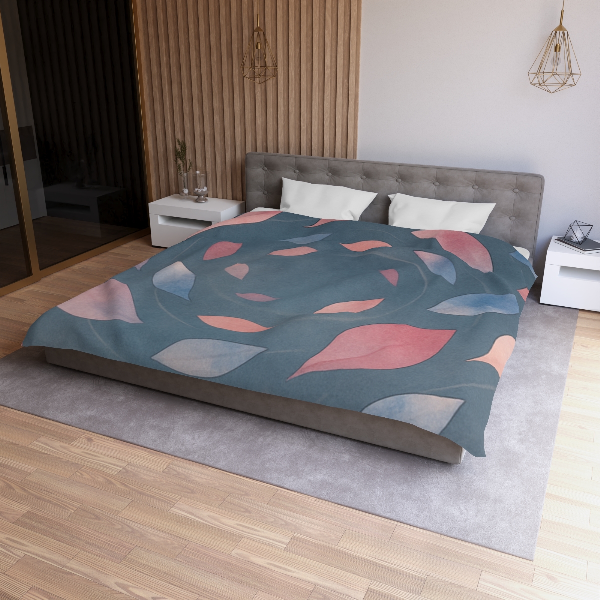 Orbiting Blossom Fragments unique patterned duvets