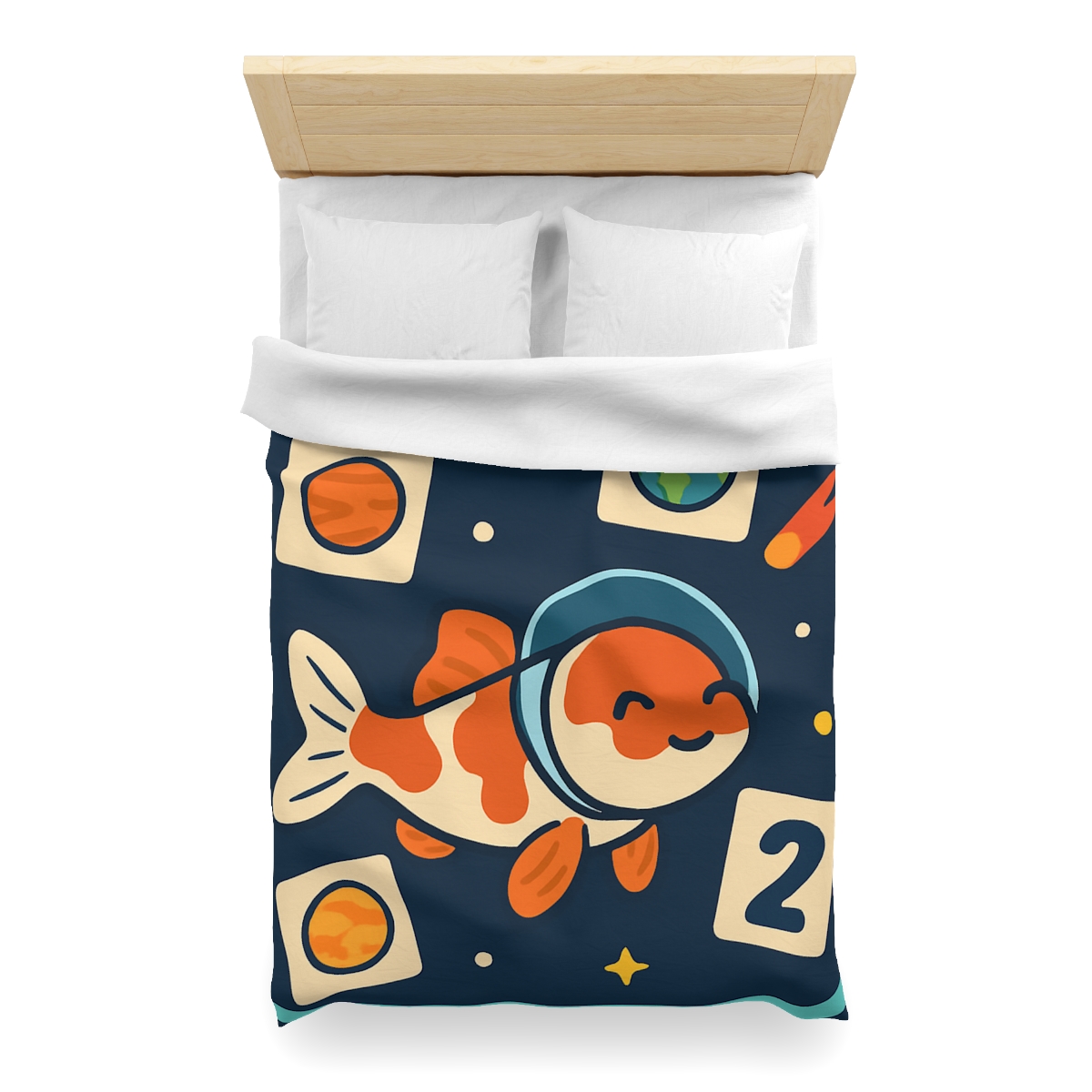 Comet Koi Classroom custom duvets