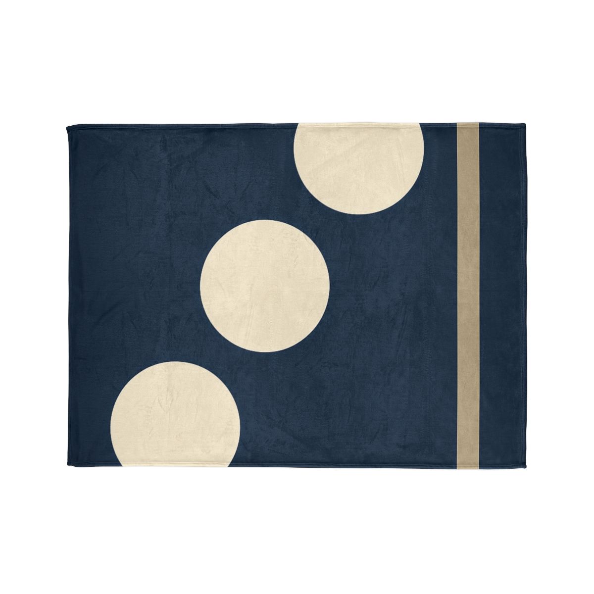 Staggered Trio With Vertical Bar stylish throw blankets