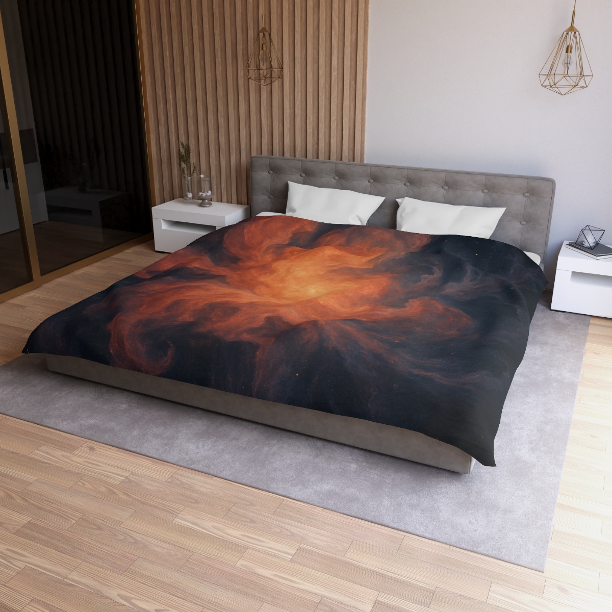 Nebular Tidal Bloom stylish duvet covers