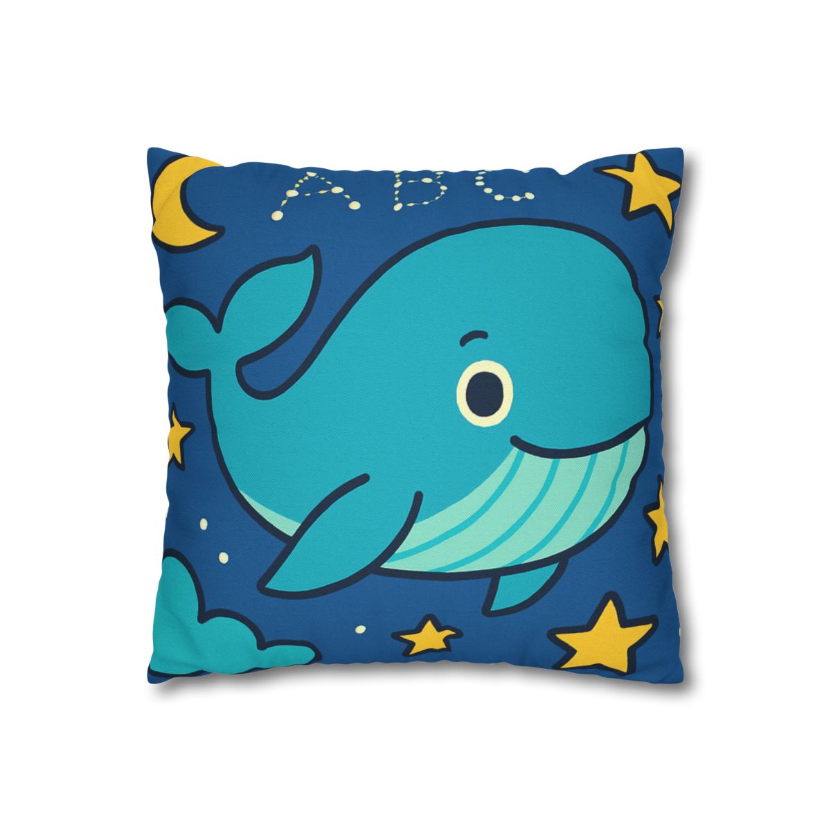 Starry Whale Expedition custom pillow cases