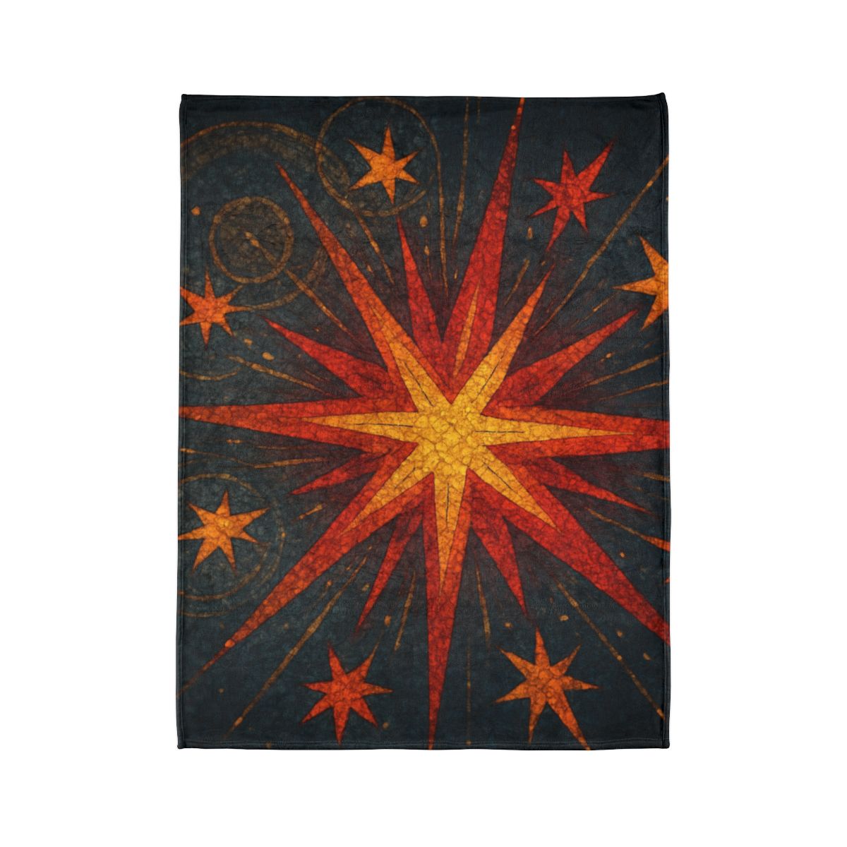 Starburst Cluster Mosaic designer printed blankets