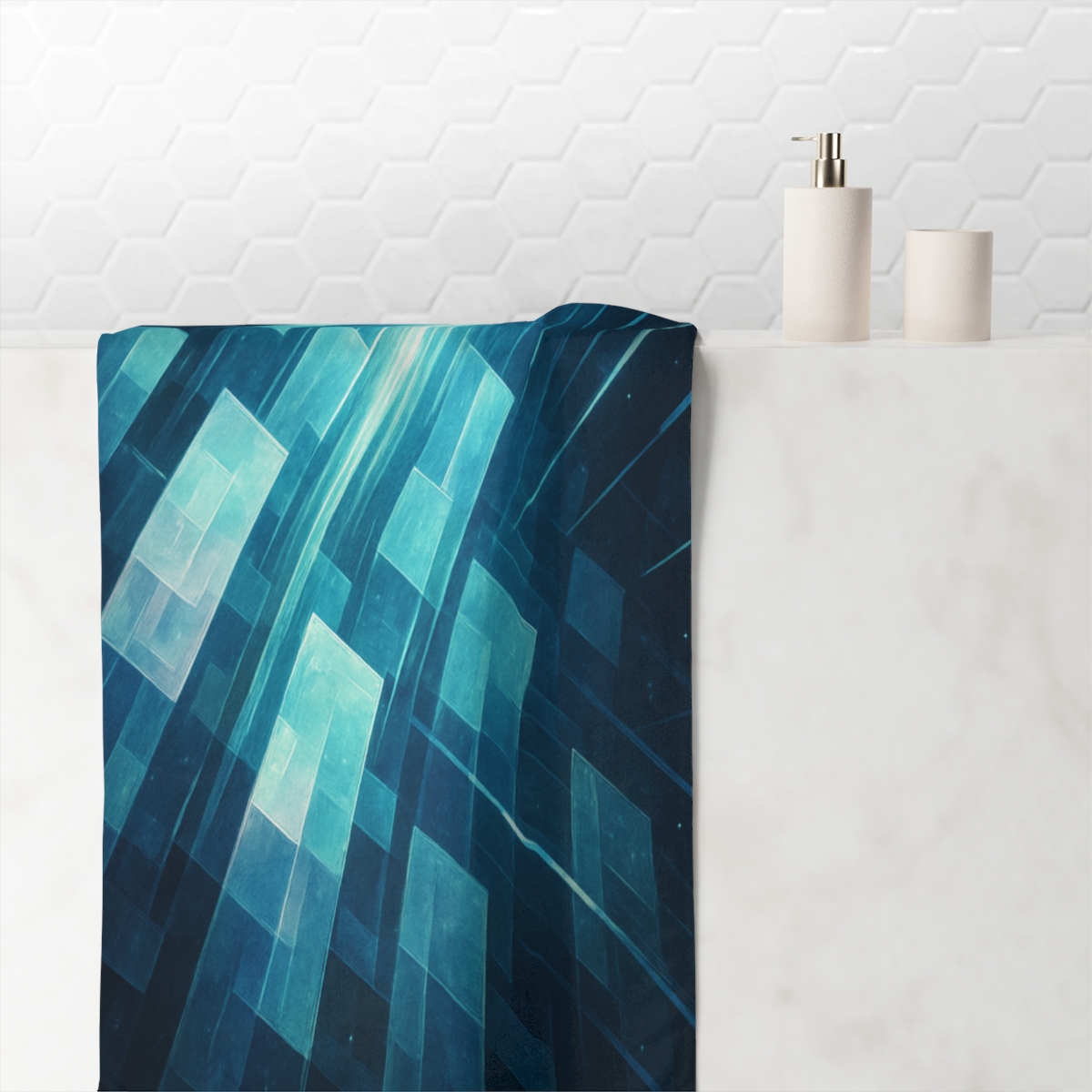 Photon Rain Mosaic decorative home towels
