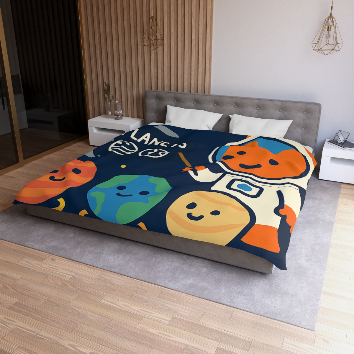 Comet Classroom With Astro Fox stylish duvet covers