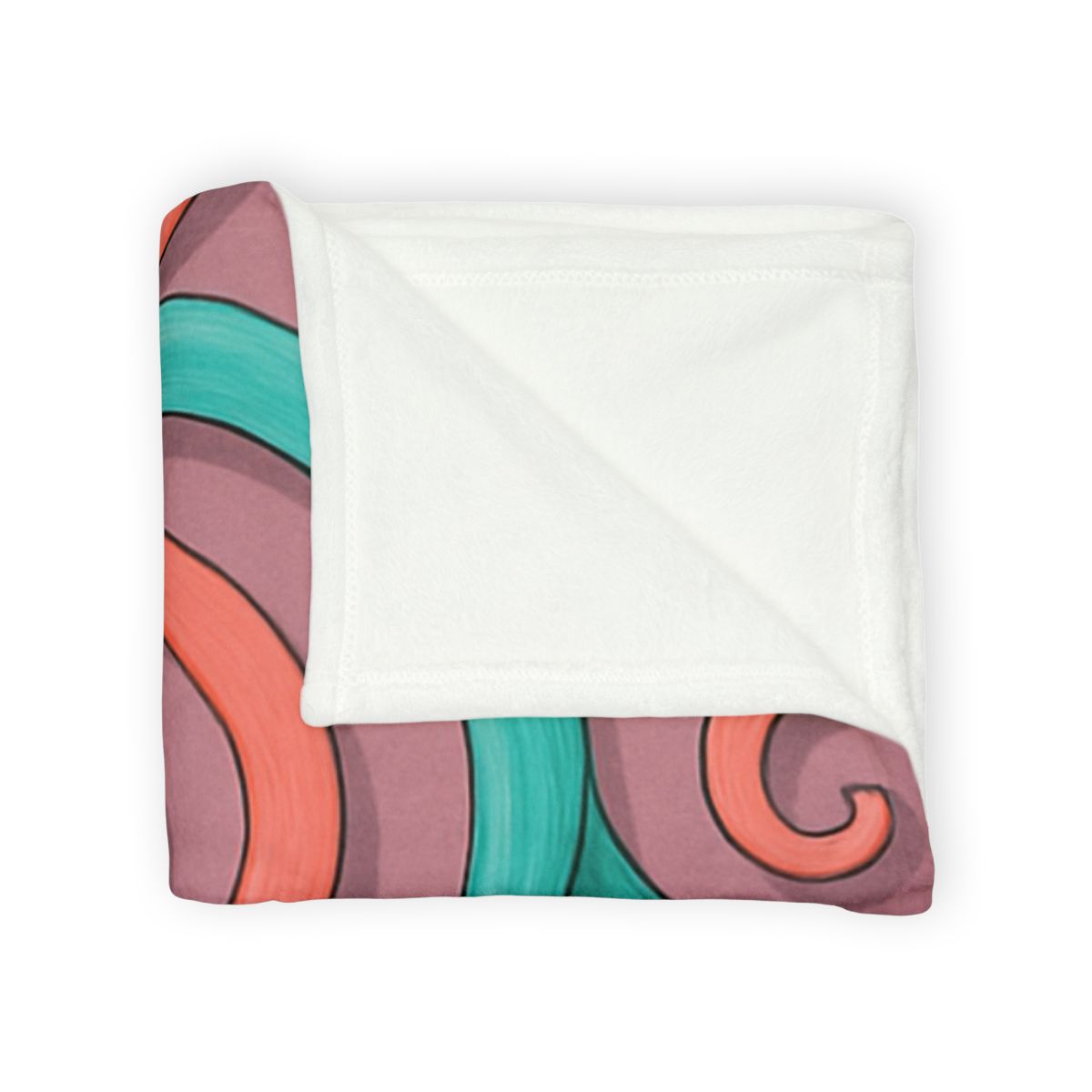 Tendril Spiral Mosaic decorative home blankets