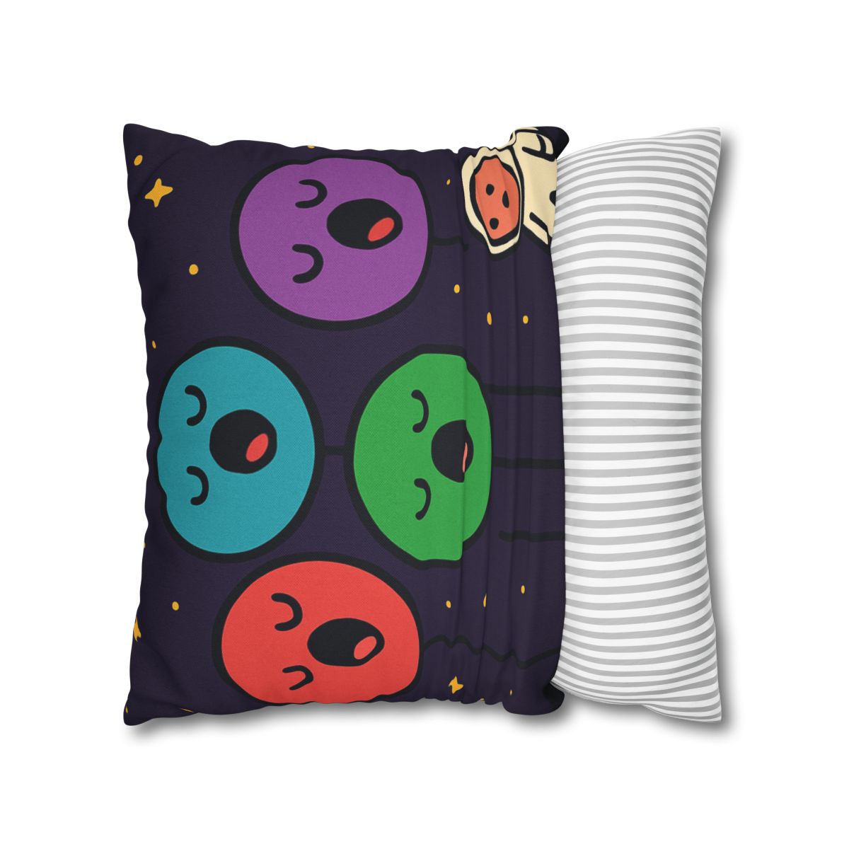 Galaxy Garden Of Singing Planets designer print pillow cases