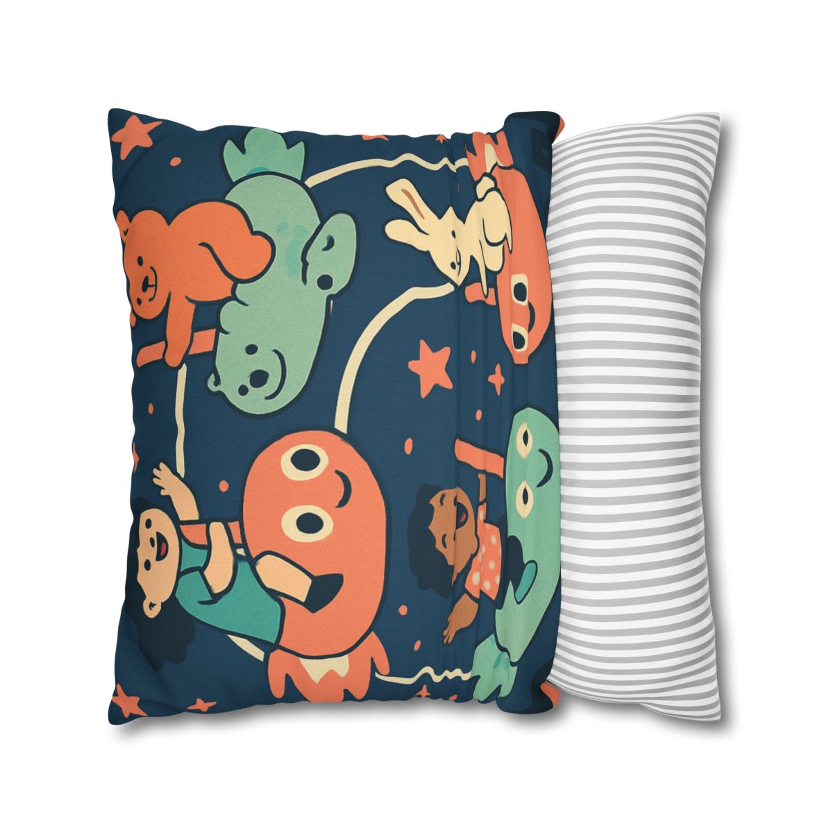 Comet Carousel Park designer print pillow cases