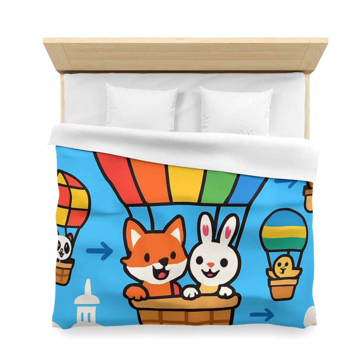 Cloud City Balloon Race warm winter duvets