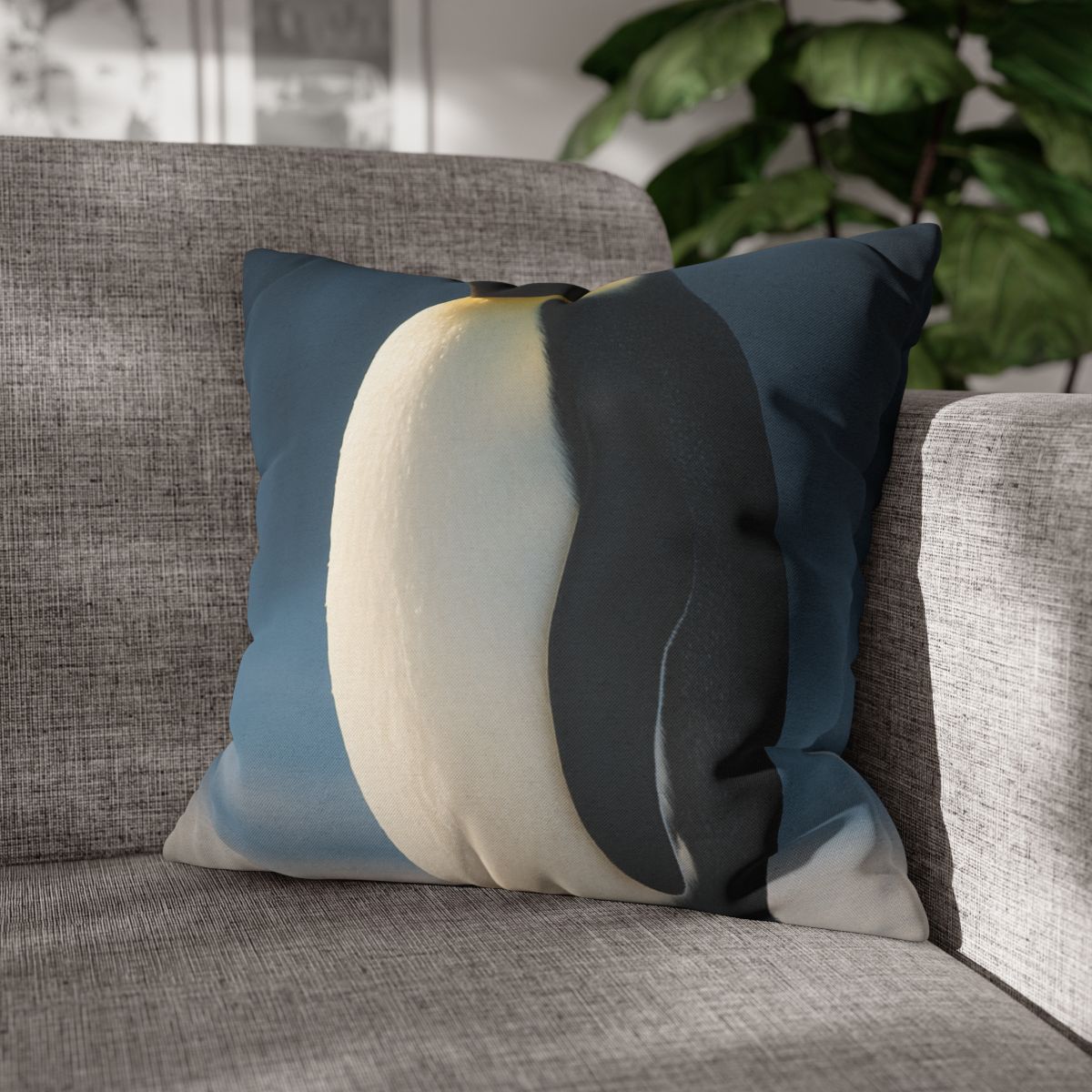 Aurora Drift Emperor Penguin trendy patterned pillow cases