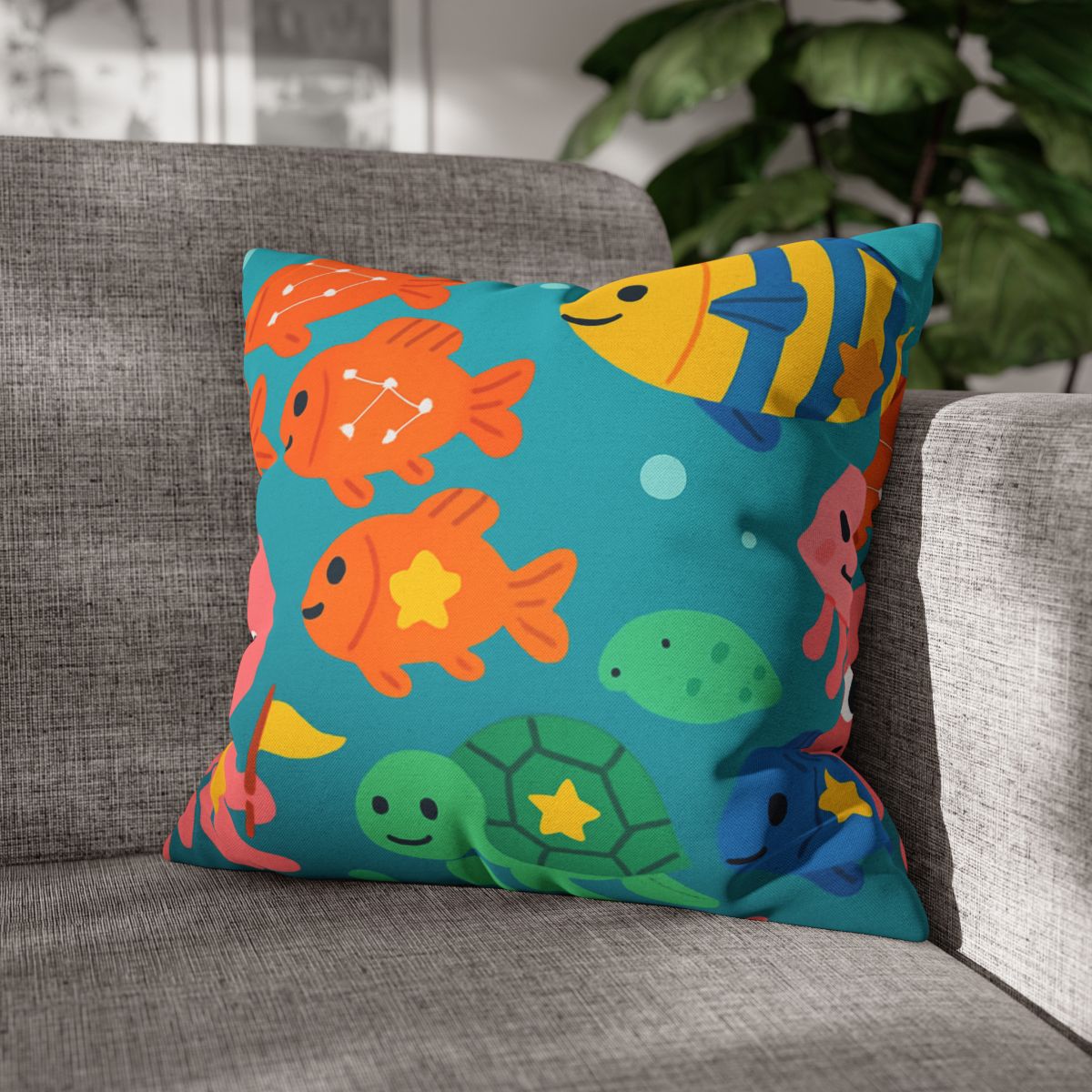 Underwater Galaxy Parade comfortable bedding pillow covers