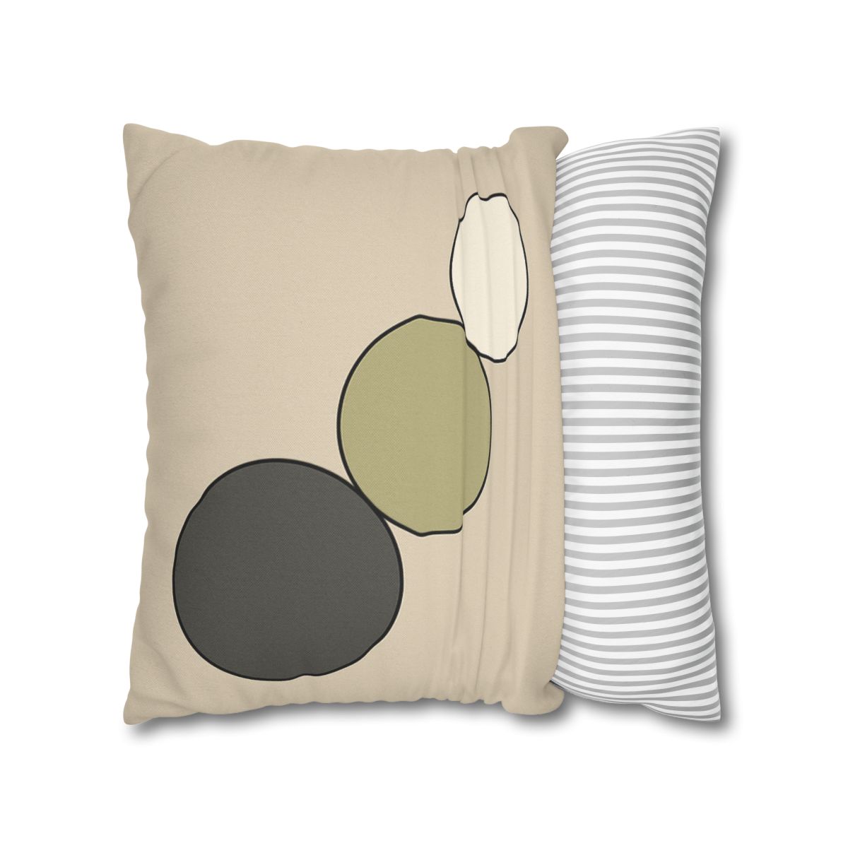 Staggered Trio Of Circles Harmony unique gift pillow cases